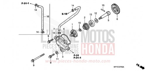 POMPA ACQUA CBR125RW6 di 2006
